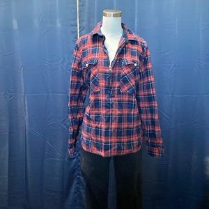 J. Crew Flannel Shirt Jacket